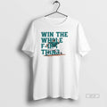 Official Win The Whole Fing Thing Seattle Mariners Baseball Playoff Mens White Tee