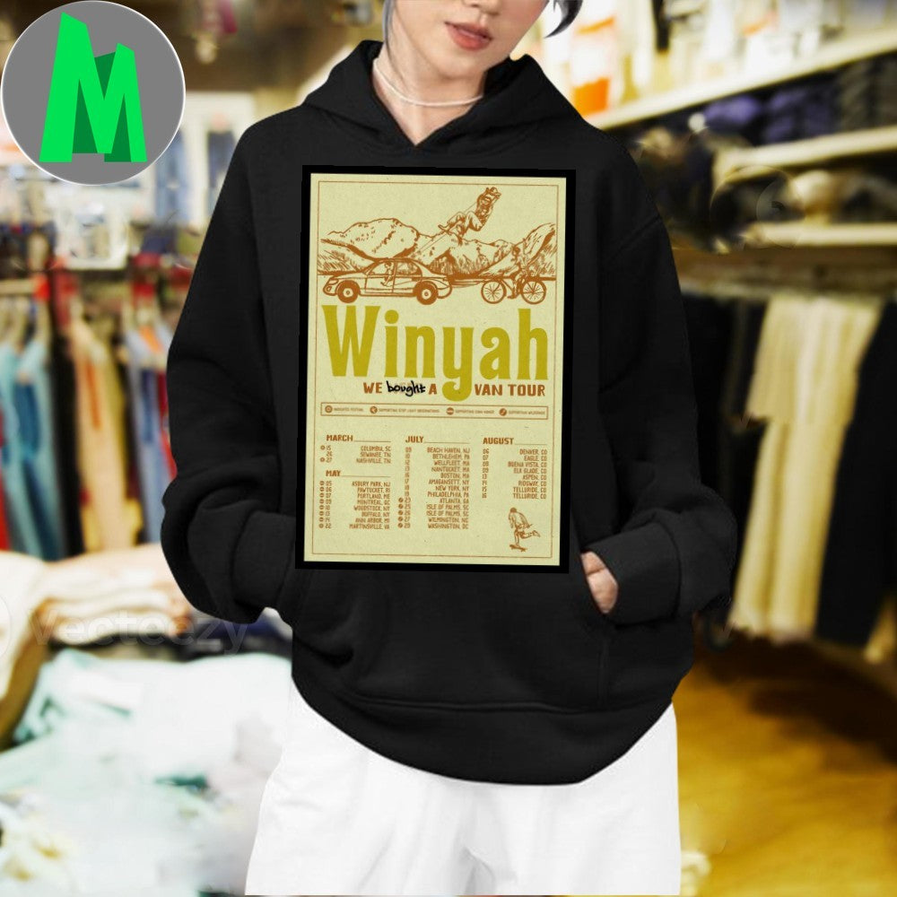 Winyah Summer 2025 Tour We Bought A Van Tour Poster Shirt Unisex
