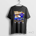 Officials 2025 South Point 400 Race Winner Denny Hamlin Checkered Flag Sports T Shirt Sweater