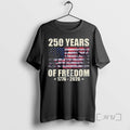 Officials 250 Years Of Freedom 1776 2026 Tee Sweater