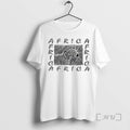 Officials Africa Zebra Motif Vintage Tee Sweater