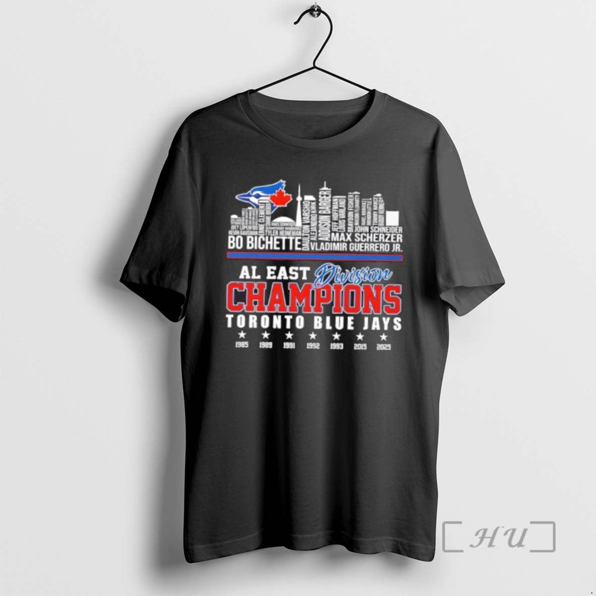 Officials Al East Division Champions Toronto Blue Jays All Names City Skyline T Shirt Sweater