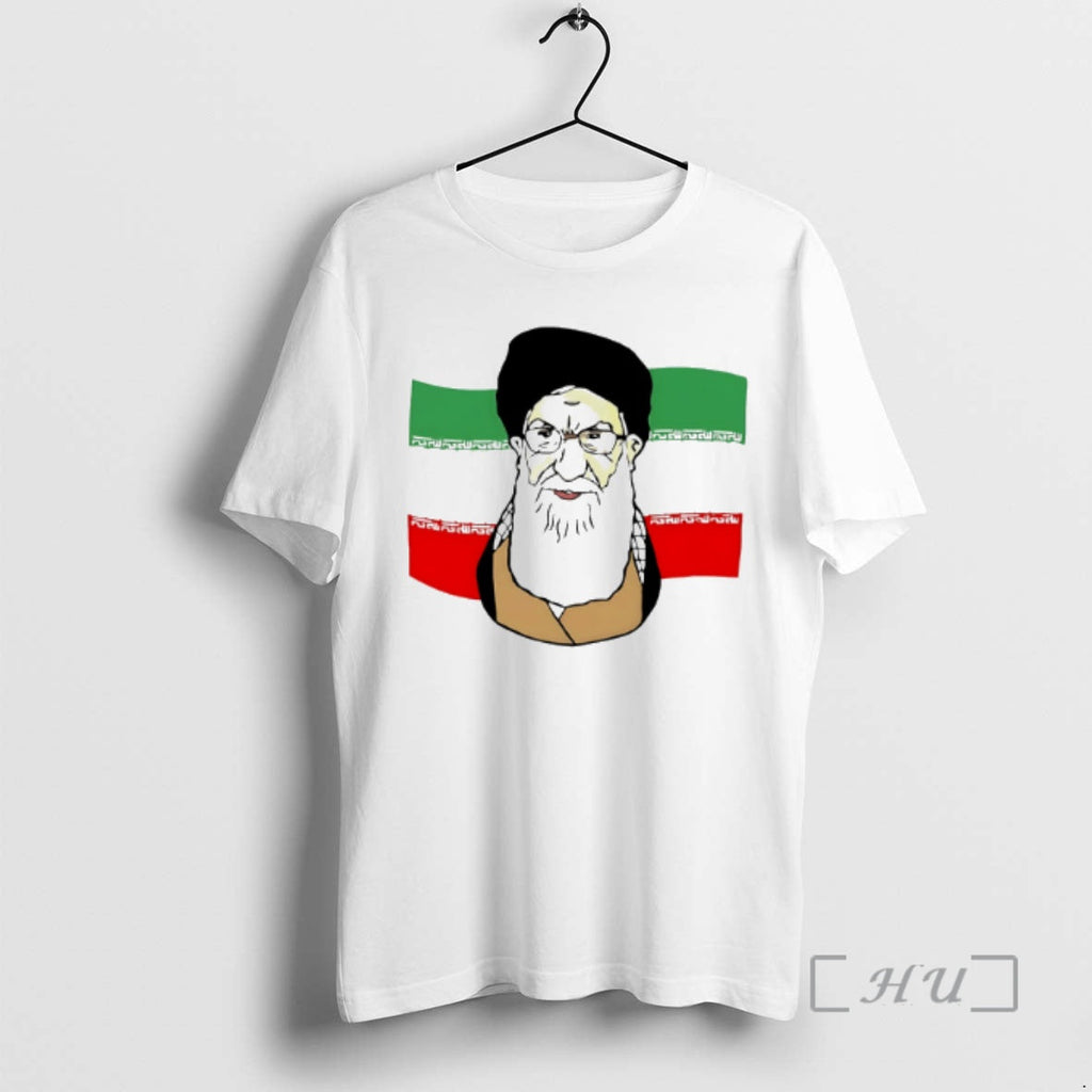 Officials Ali Khamenei Iran Flag Tehran Paint Unisex