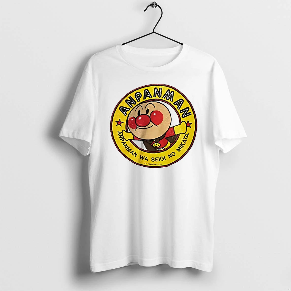 Officials Anpanman Wa Seigi No Mikata Flying Cartoon T Shirt Sweater