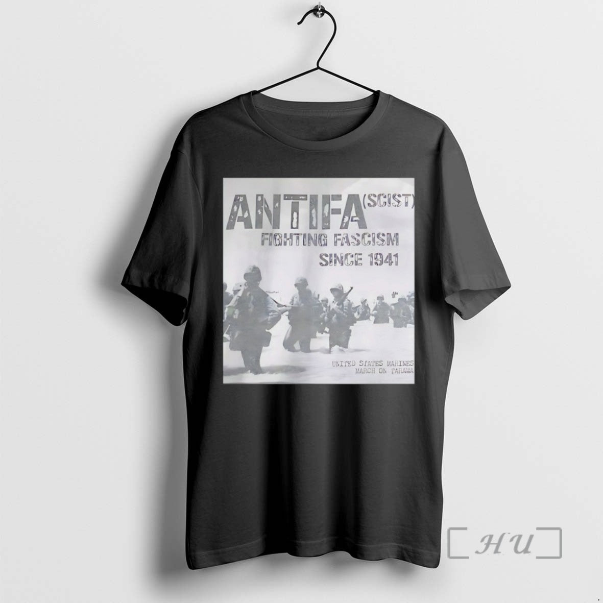 Officials Antifa Scist Fighting Fascism Since 1941 United States Marines March On Tarawa