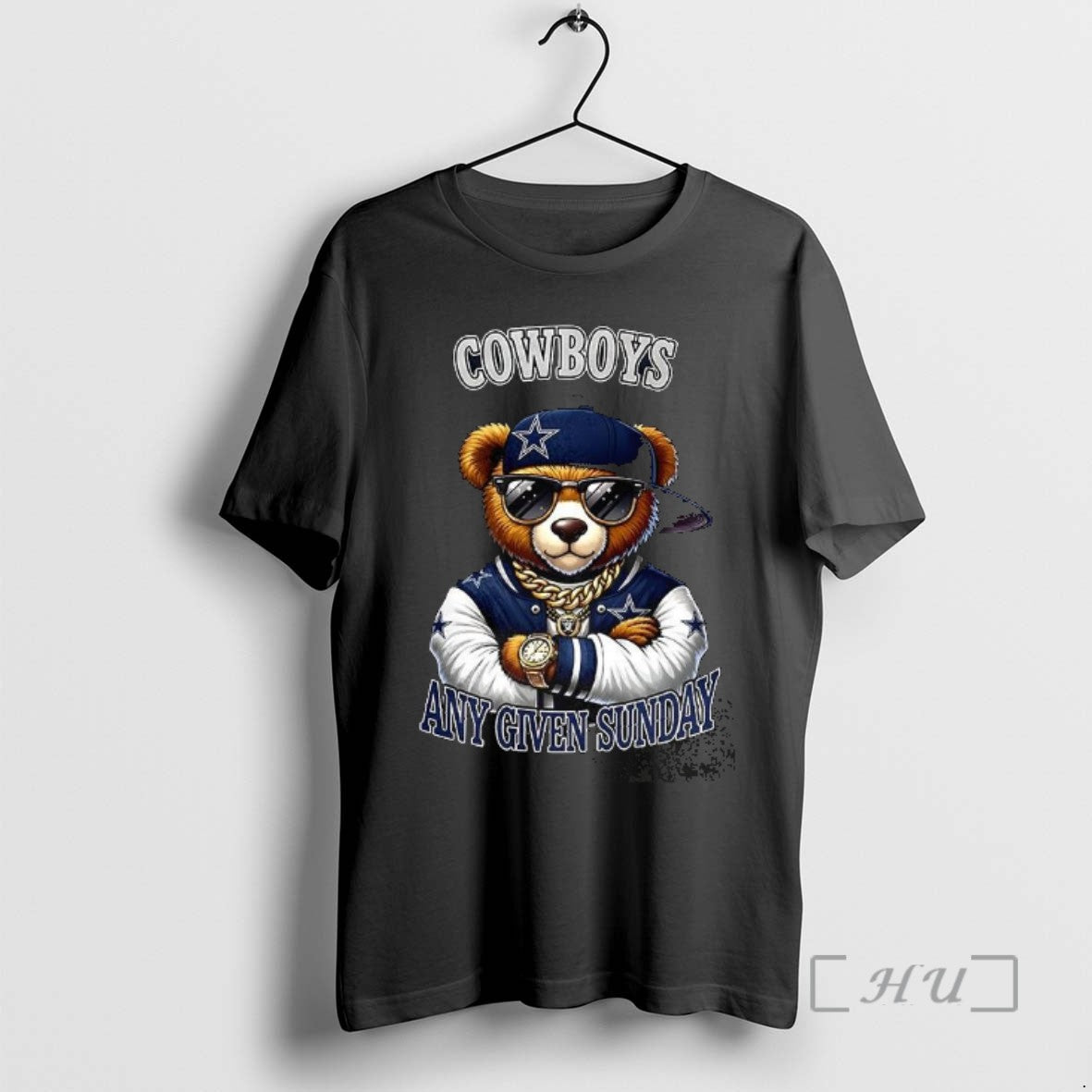 Officials Any Given Sunday Dallas Cowboys Baseball Bear Tee Sweater