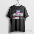 Officials Arizona Wildcats 2026 Players Names City Skyline Tee Unisex