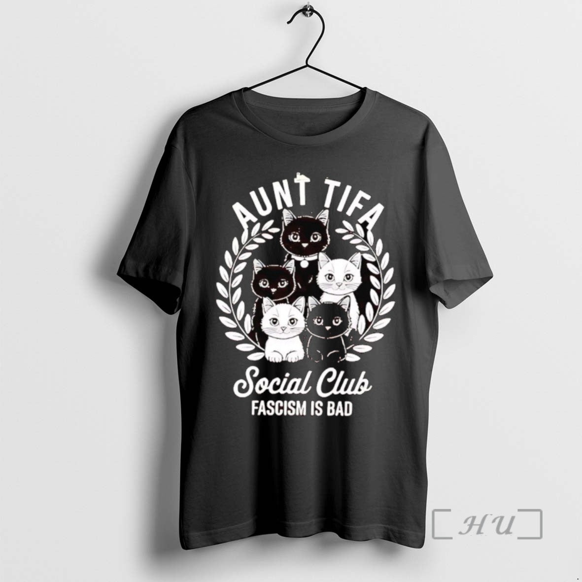 Officials Aunt Tifa Cats Social Club Fascism Is Bad T Shirt Sweater