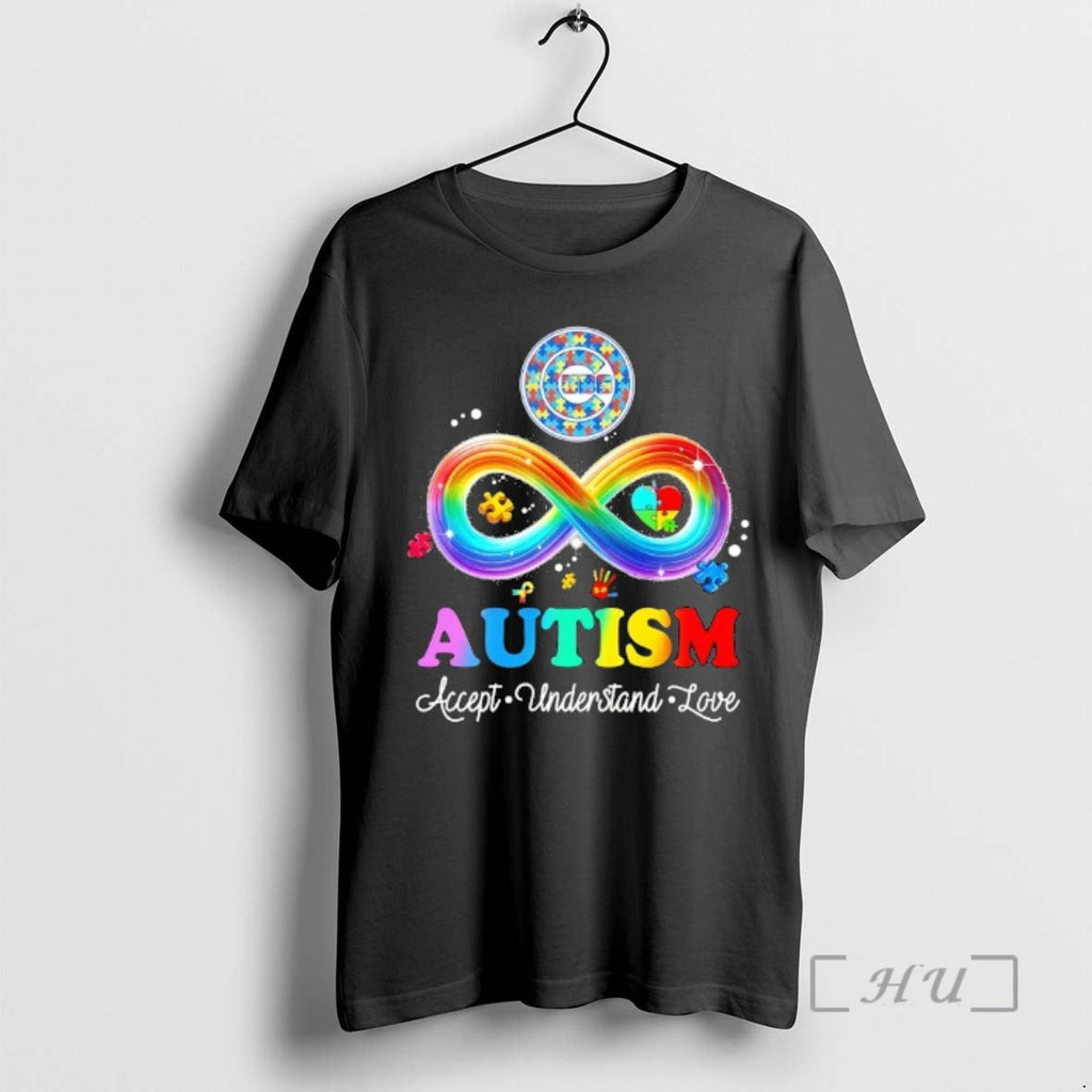 Officials Autism Accept Understand Love Chicago Cubs Baseball Logo Unisex