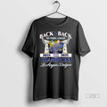 Officials Back 2 Back National League 2024 2025 Champions Los Angeles Dodgers T Shirts Sweater