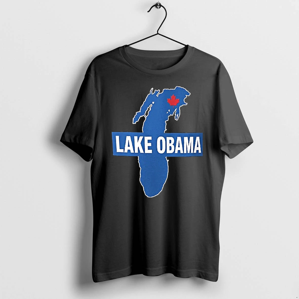 Officials Barack Obama Lake Great Lakes Map Red Maple Leaf T Shirt Sweater