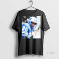 Officials Barry Sanders Detroit Lions Portrait Tee Shirt Sweater