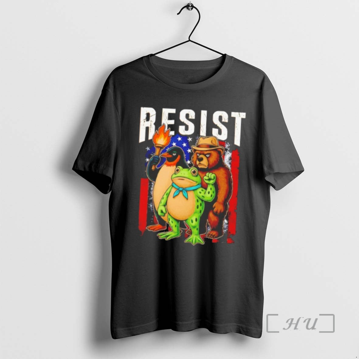 Officials Bear Penguins And Frog Resist Protest Against Tariffs Shirts Sweater
