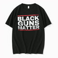 Officials Black Guns Matter Red Horizontal Bars Bold Youth T Shirt Sweater