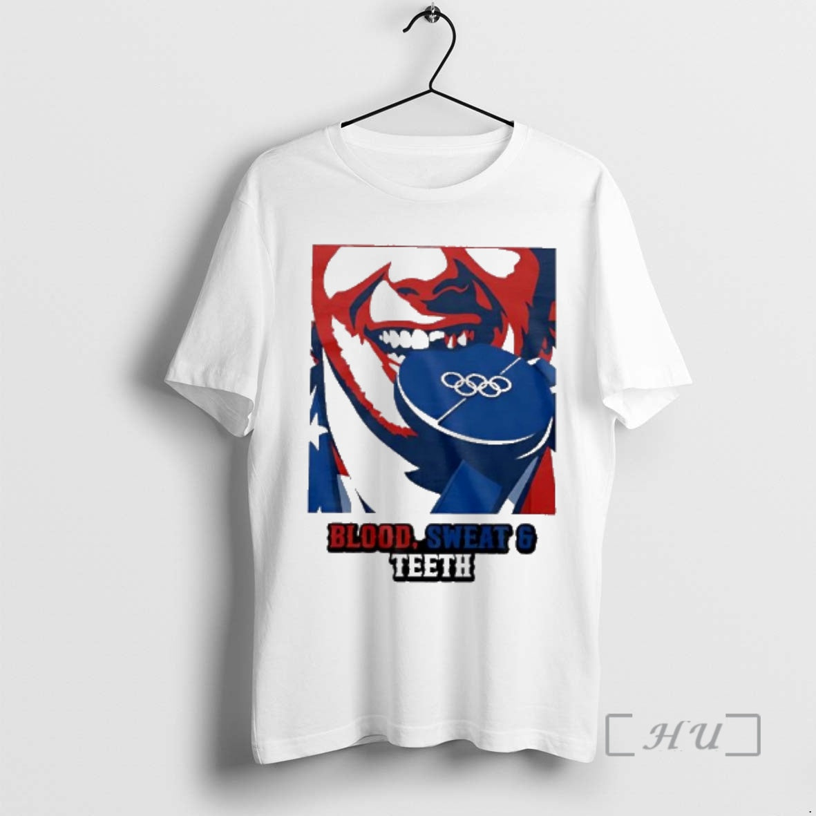 Officials Blood Sweat And Teeth Biting Blue Olympic Medal Unisex