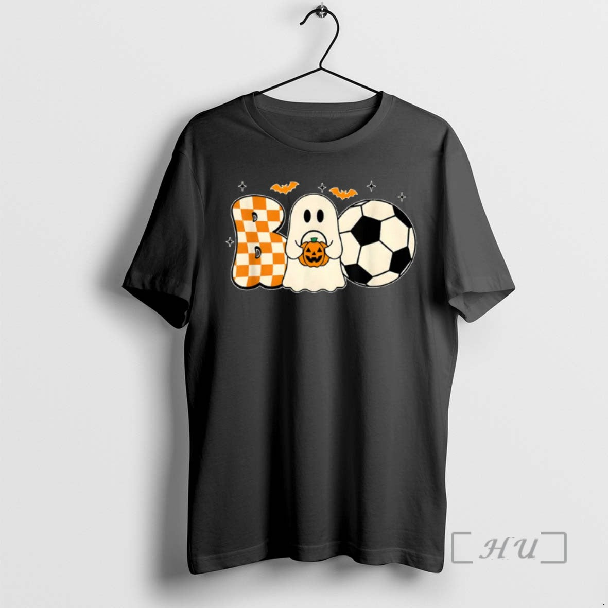 Officials Boo Ghost Playing Soccer Halloween Players Trick Or Treat T Shirt Sweater