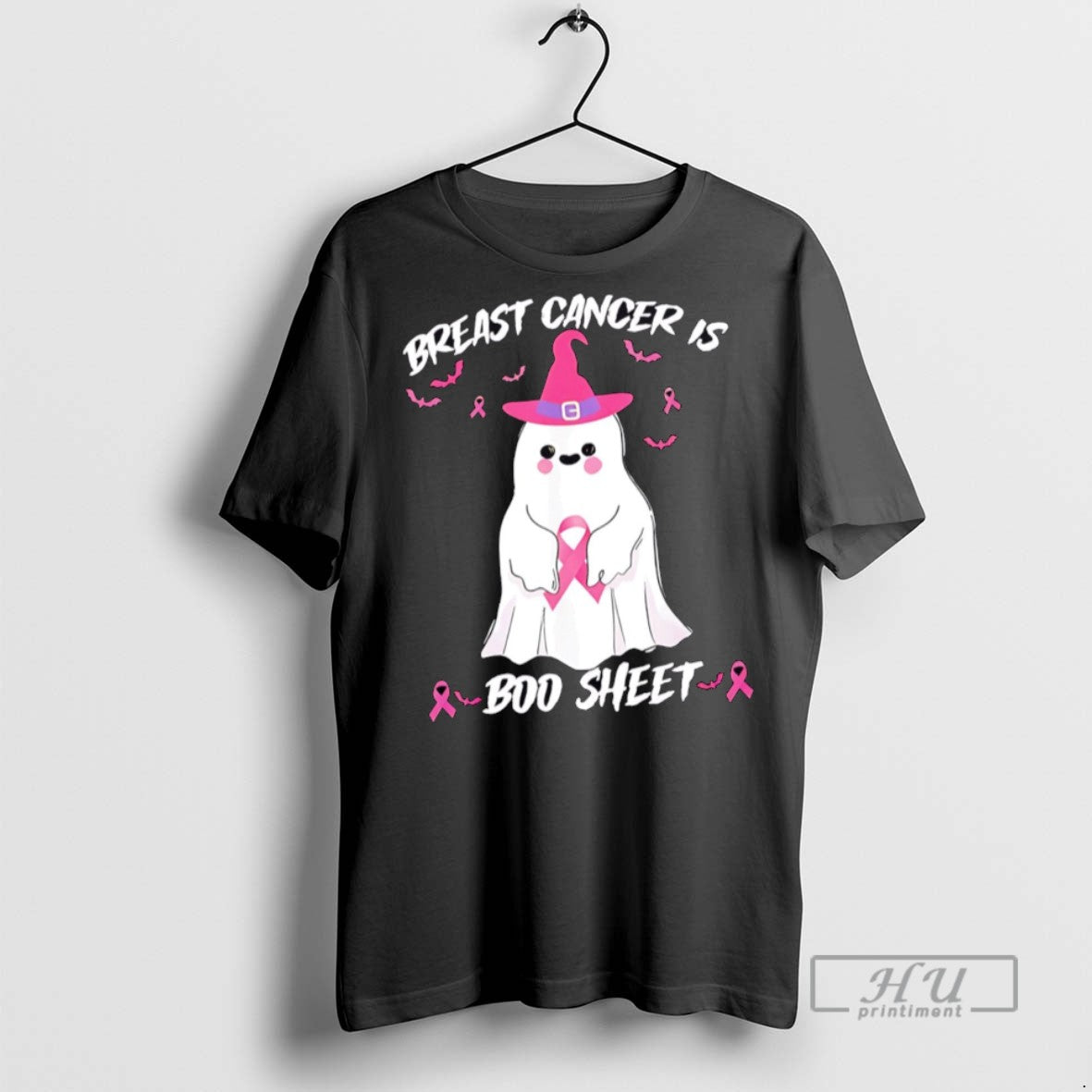 Officials Breast Cancer Is Boo Sheet Pink Ghost Halloween T Shirts Sweatshirt Hoodies