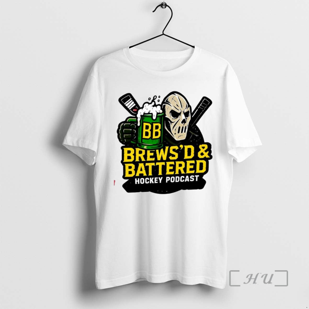 Officials Brewsd Battered Hockey Podcast Logo Shirts Sweater
