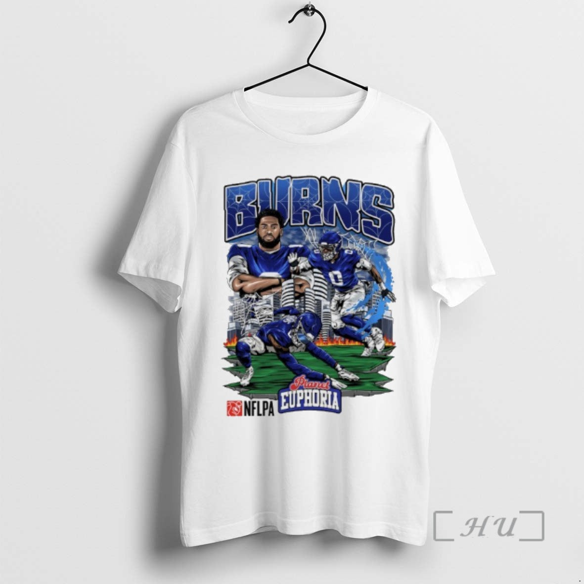 Officials Brian Burns Spider New York Giants Player Graphic Tee Sweater