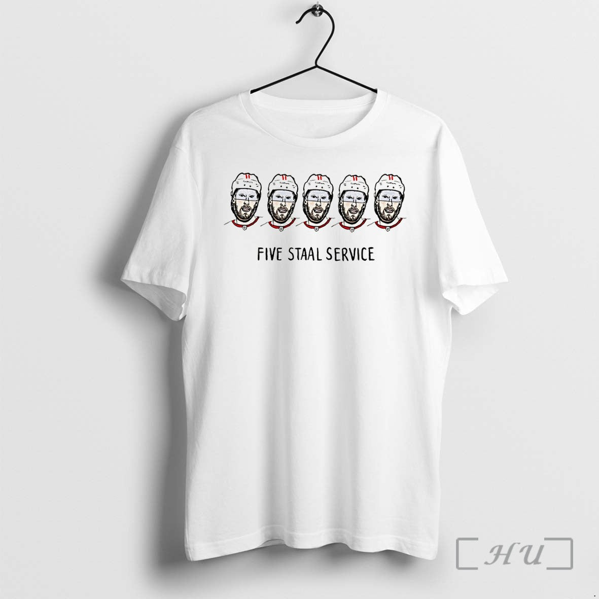 Officials Carolina Hurricanes Hockey Players Illustration Five Staal Service 2026 Unisex