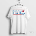 Officials Catch Fraud And Hot Dogs Logo T Shirt Sweater