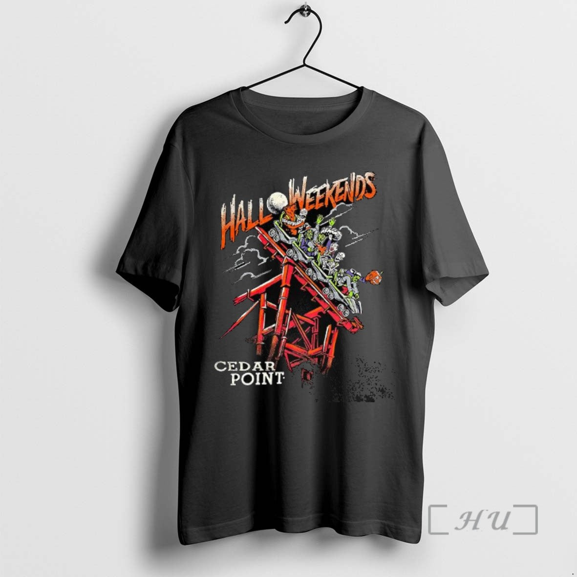 Officials Cedar Point Sirens Halloweekends Coaster T Shirt Sweater