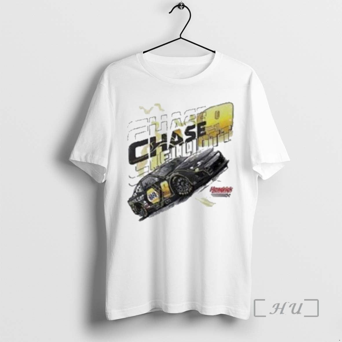 Officials Chase Elliott Hendrick Motorsports Team Collection Napa Gold Signature Tee Shirt Sweater