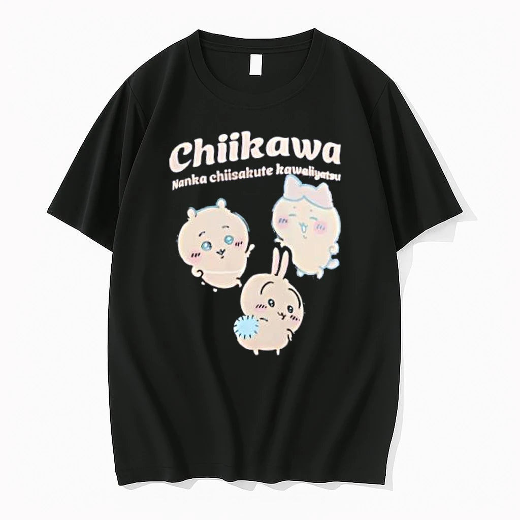 Officials Chiikawa Nanka Chiisakute Kawaiiyatsu Characters Merch T Shirt Sweater