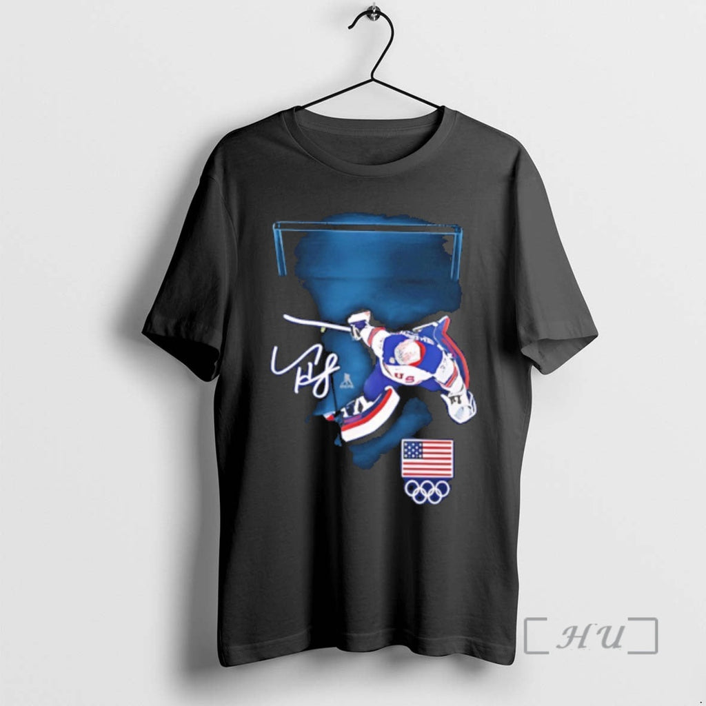 Officials Connor Hellebuyck Mens Usa Hockey Gold Medal Save Unisex