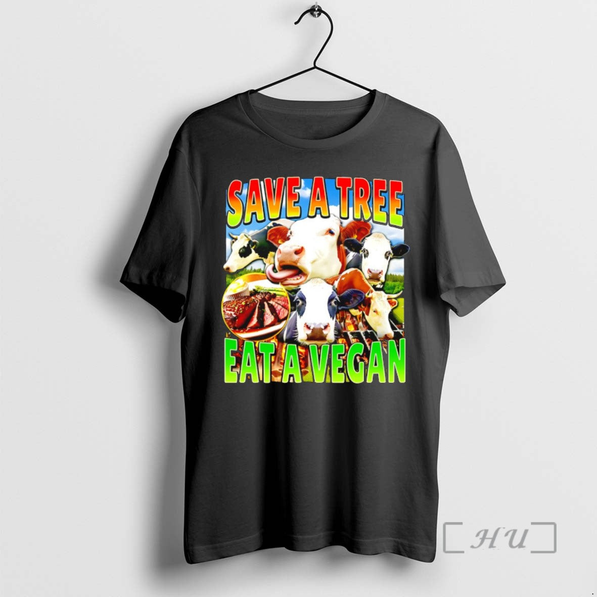 Officials Cow Save A Tree Eat A Vegan T Shirt Sweater
