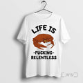 Officials Crab Smoking Life Is Fucking Relentless Graphic Unisex