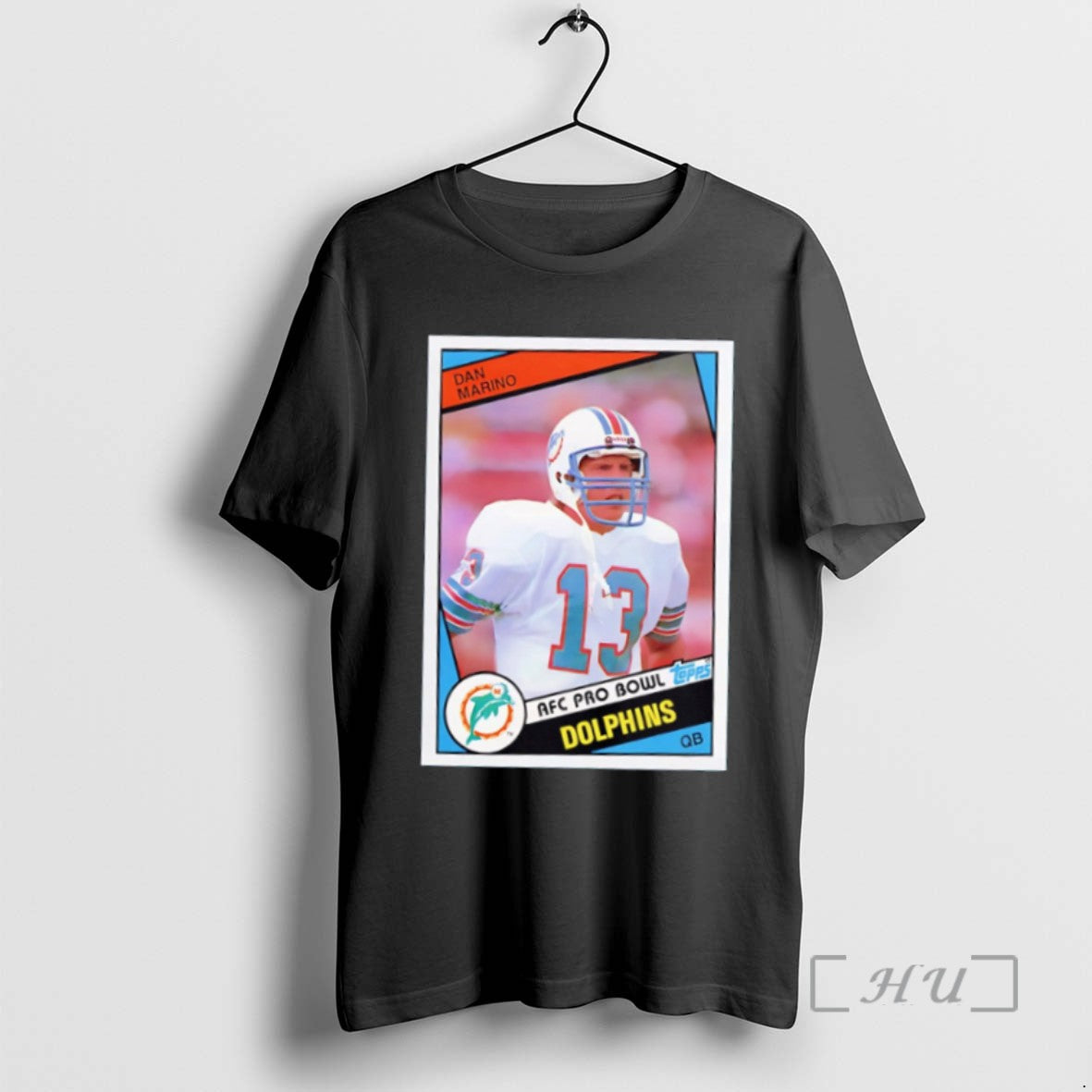 Officials Dan Marino Miami Dolphins Trading Card Afc Pro Bowl T Shirt Sweater