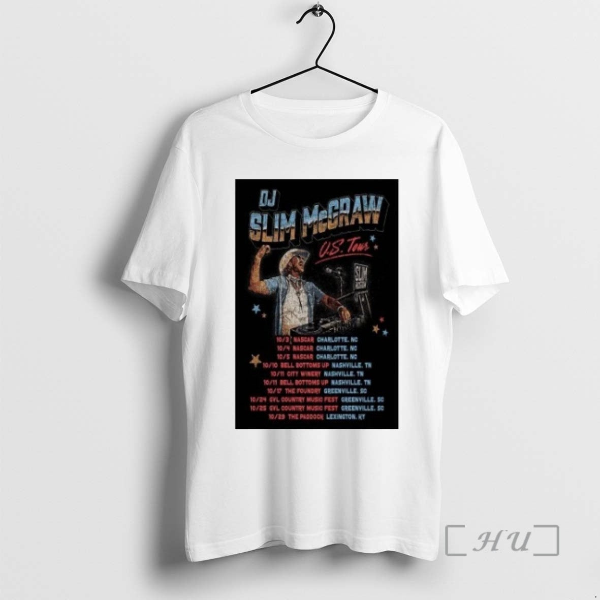 Officials Dj Slim Mcgraw Us Tour 2025 Tee Shirt Sweater