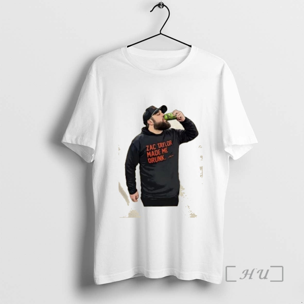 Officials Drew Garrison Garage Beer Wearing Zac Taylor Made Me Drunk T Shirt Sweater