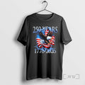 Officials Eagle American Flag 250 Years 1776 2026 250th Birthday America Tee Sweater