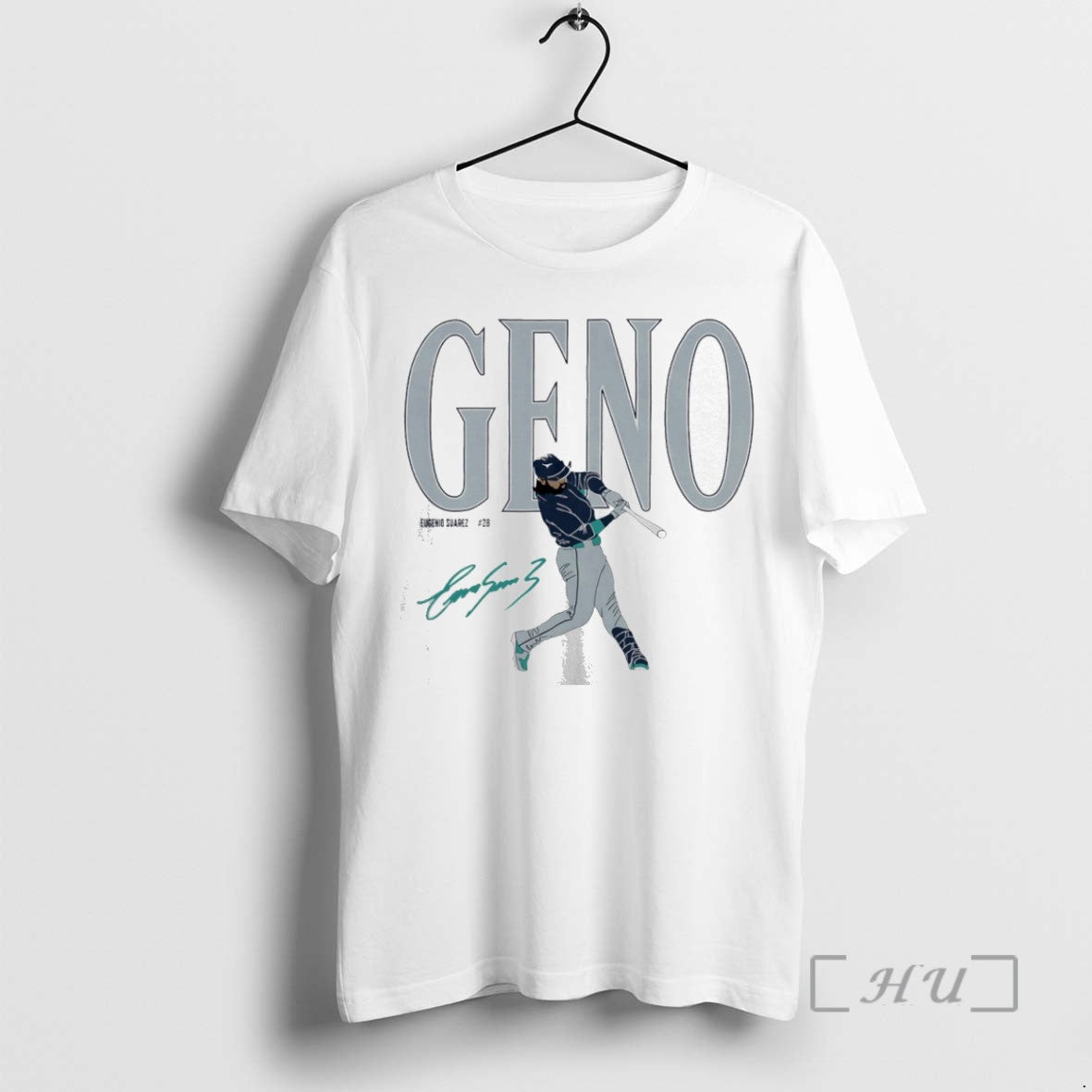 Officials Eugenio Suarez 28 Seattle Mariners Geno Signature Tee Shirt Sweater