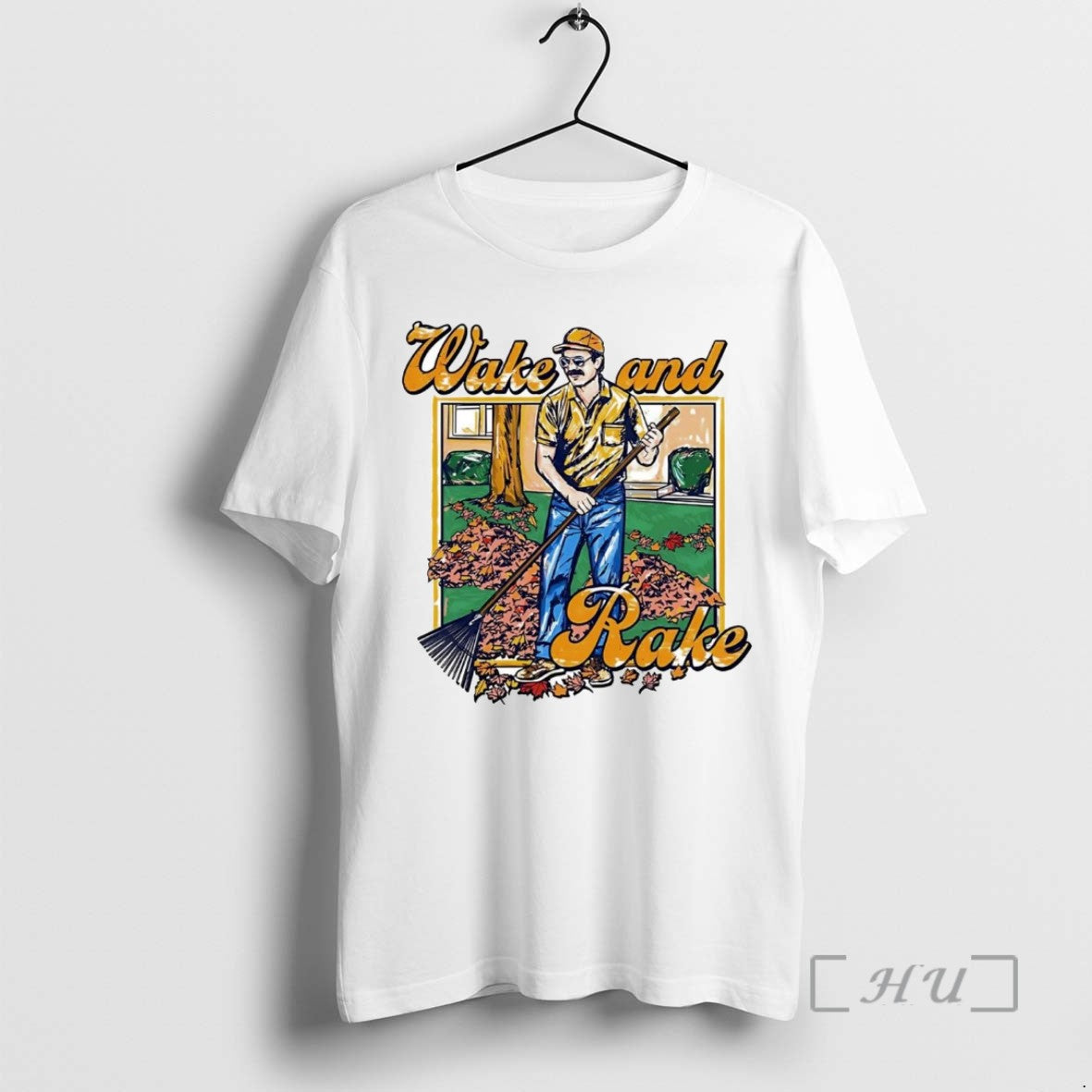 Officials Father Sweeping Autumn Leaves Wake And Rake Tee Shirt Sweater