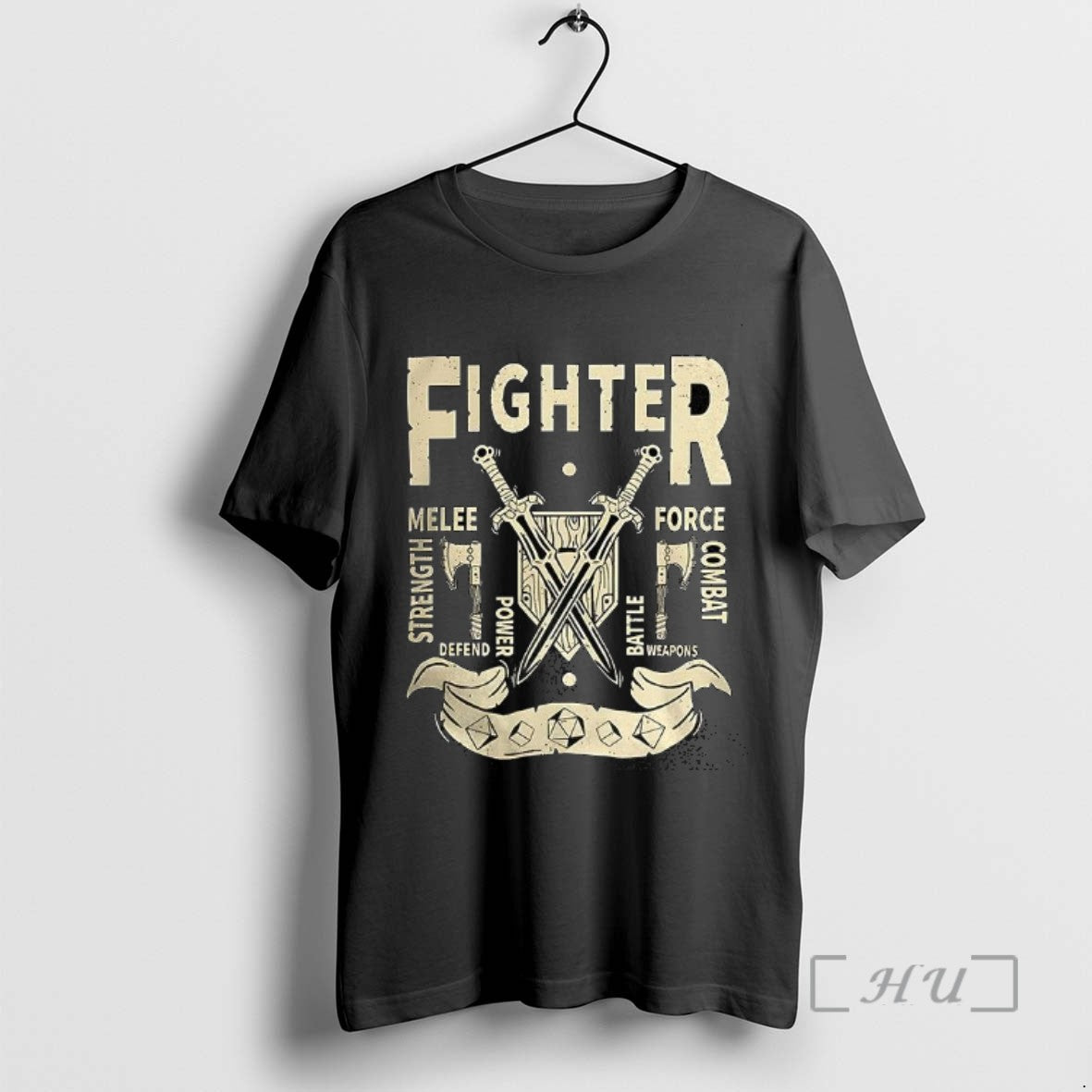 Officials Fighter Grunge Dungeons And Dragons Tee Shirt Sweater