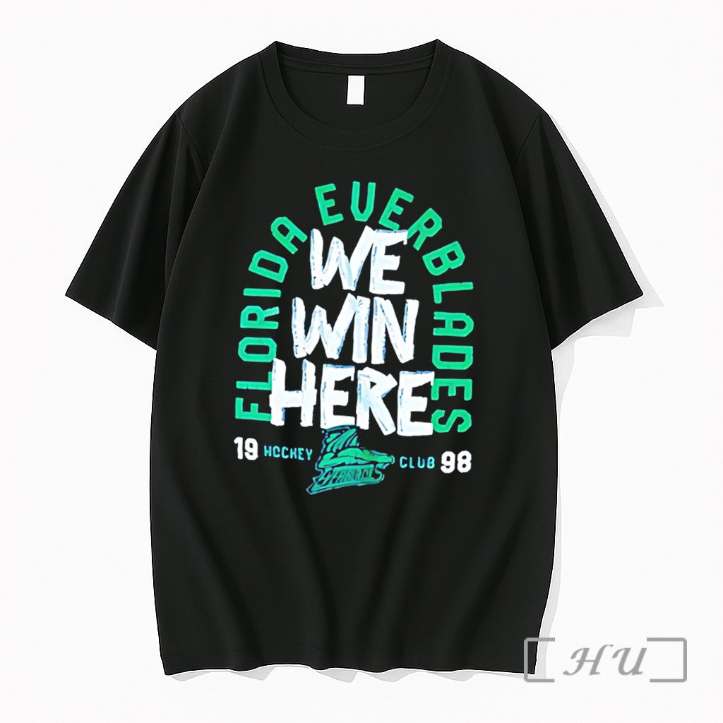 Officials Florida Everblades We Win Here 1998 Tee Unisex