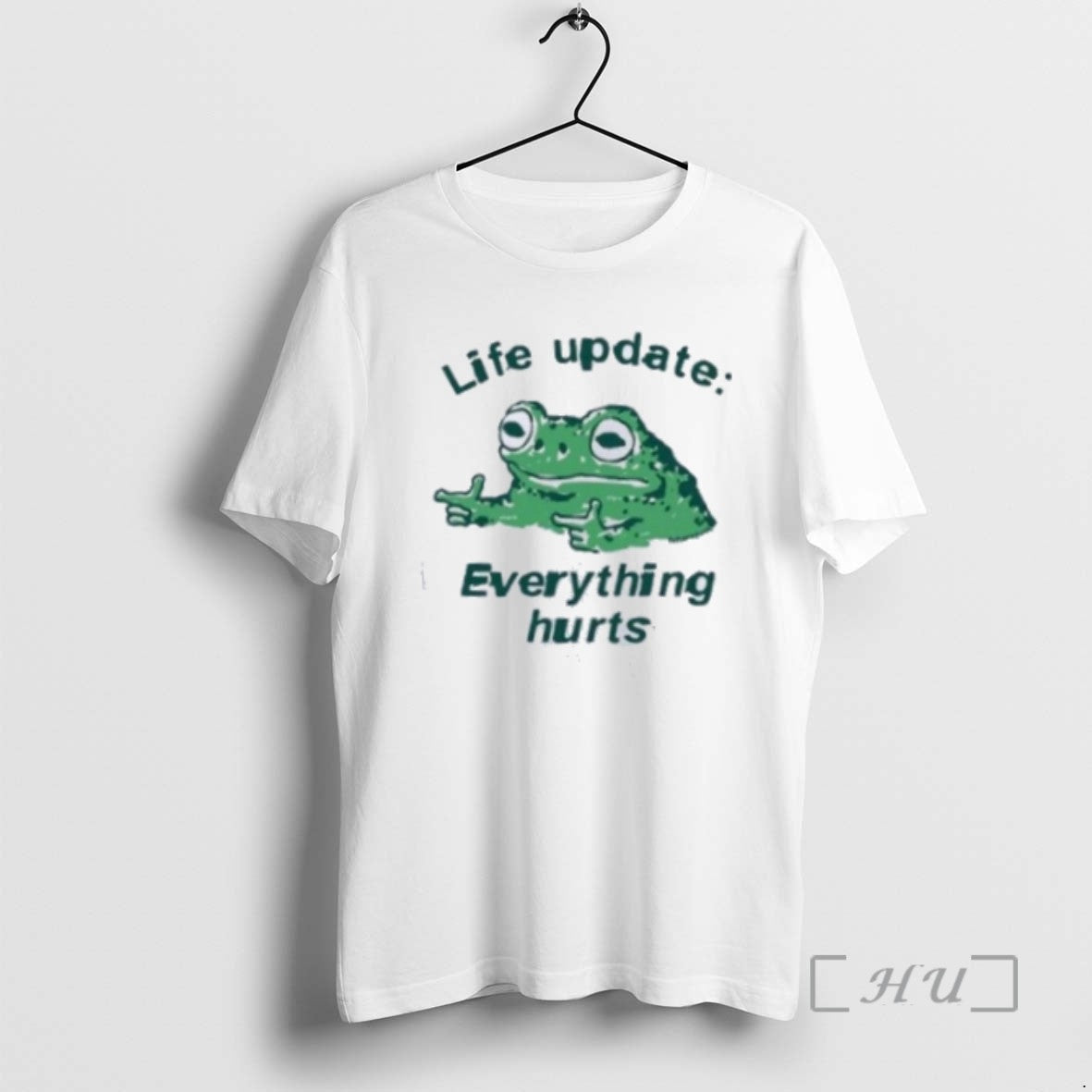 Officials Frog Life Update Everything Hurts Tee Sweater