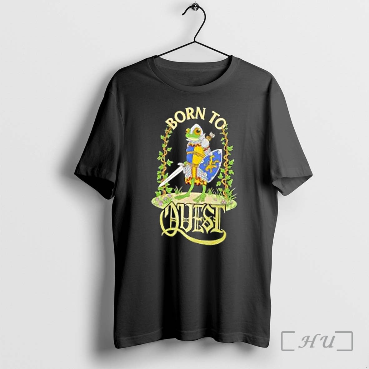 Officials Frog Born To Quest Premium T Shirts Sweater Jpg Unisex
