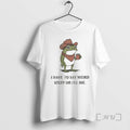 Officials Frog Cowboy I Have To Say Weird Stuff Or Ill Die T Shirt Sweater