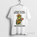 Officials Frog Drinking I Have To Say Weird Stuff Or I Will Die