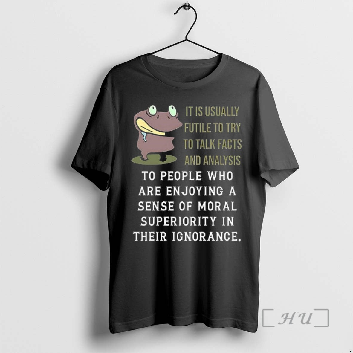 Officials Frog It Is Usually Futile To Try To Talk Facts And Analysis Tee Sweater