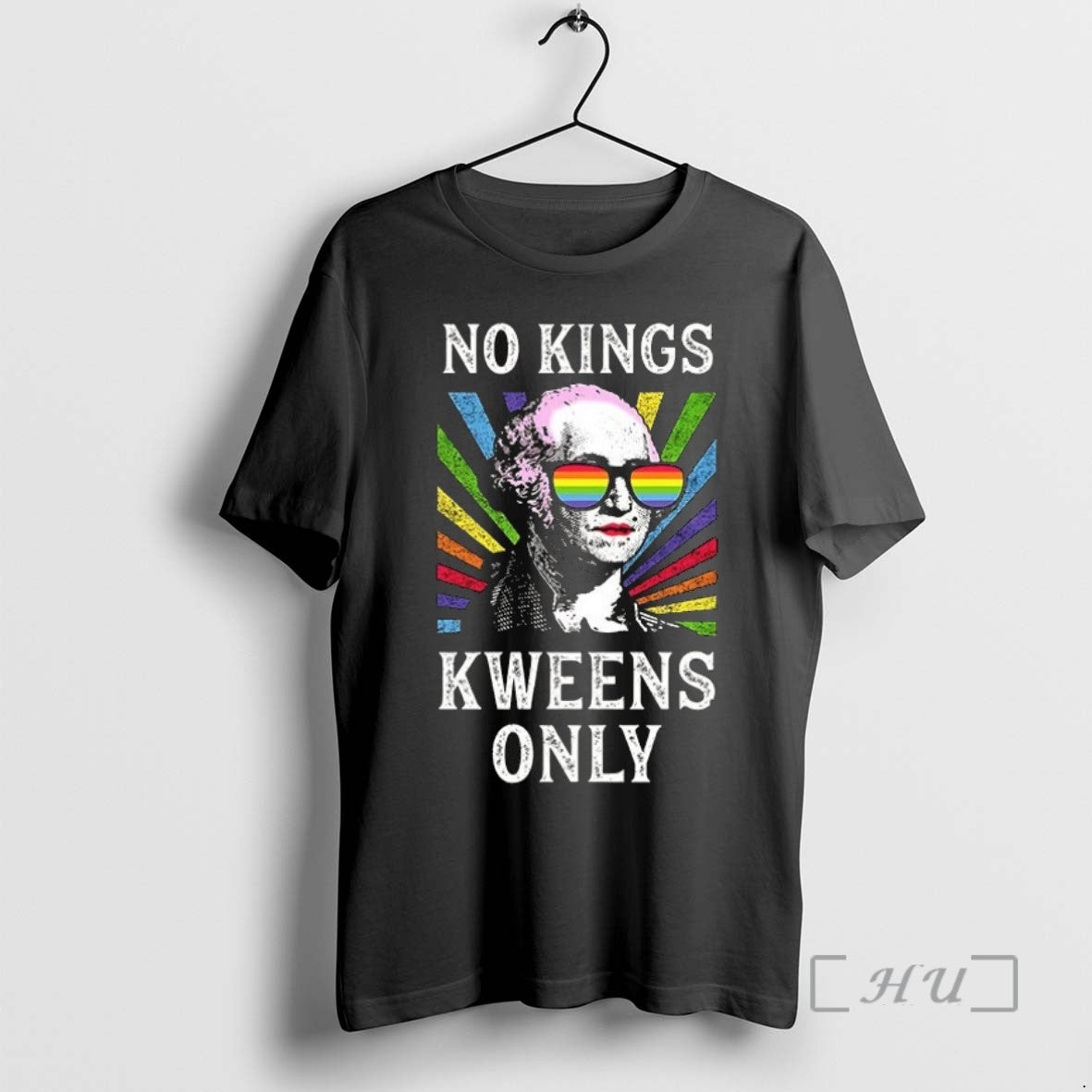 Officials George Washington No Kings Kweens Only Lgbtq Ceramic Ceramic And Classic Dad Cap