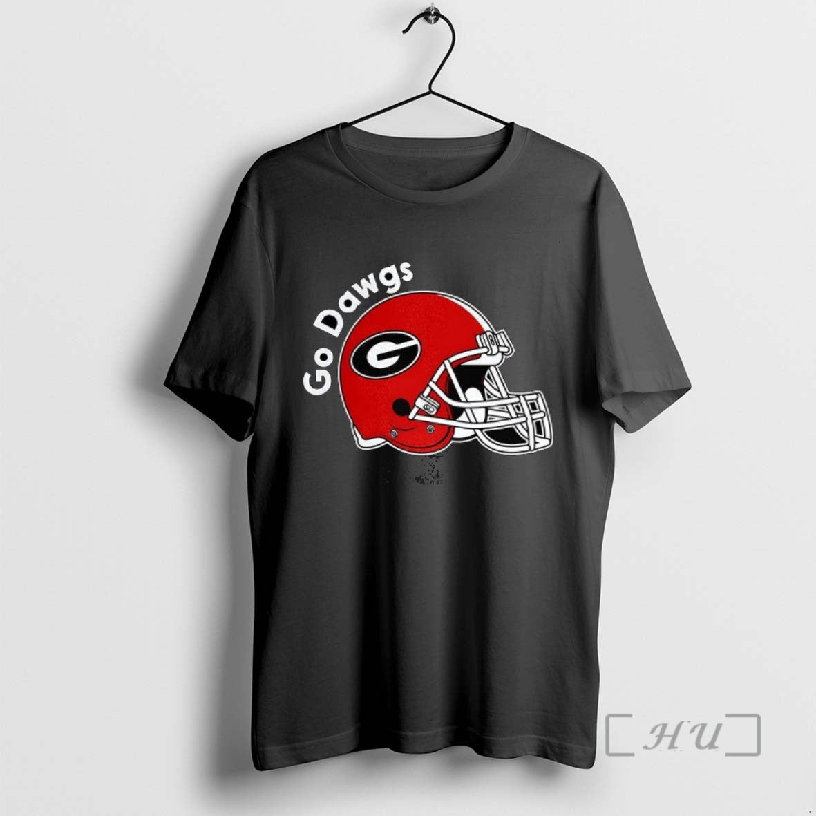 Officials Georgia Bulldogs Football Go Dawgs Helmet Tee Sweater