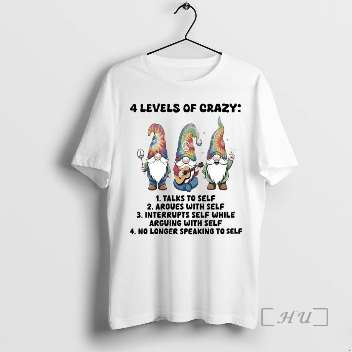 Officials Gnomes 4 Levels Of Crazy Talks To Self Speaking To Self T Shirt Sweater