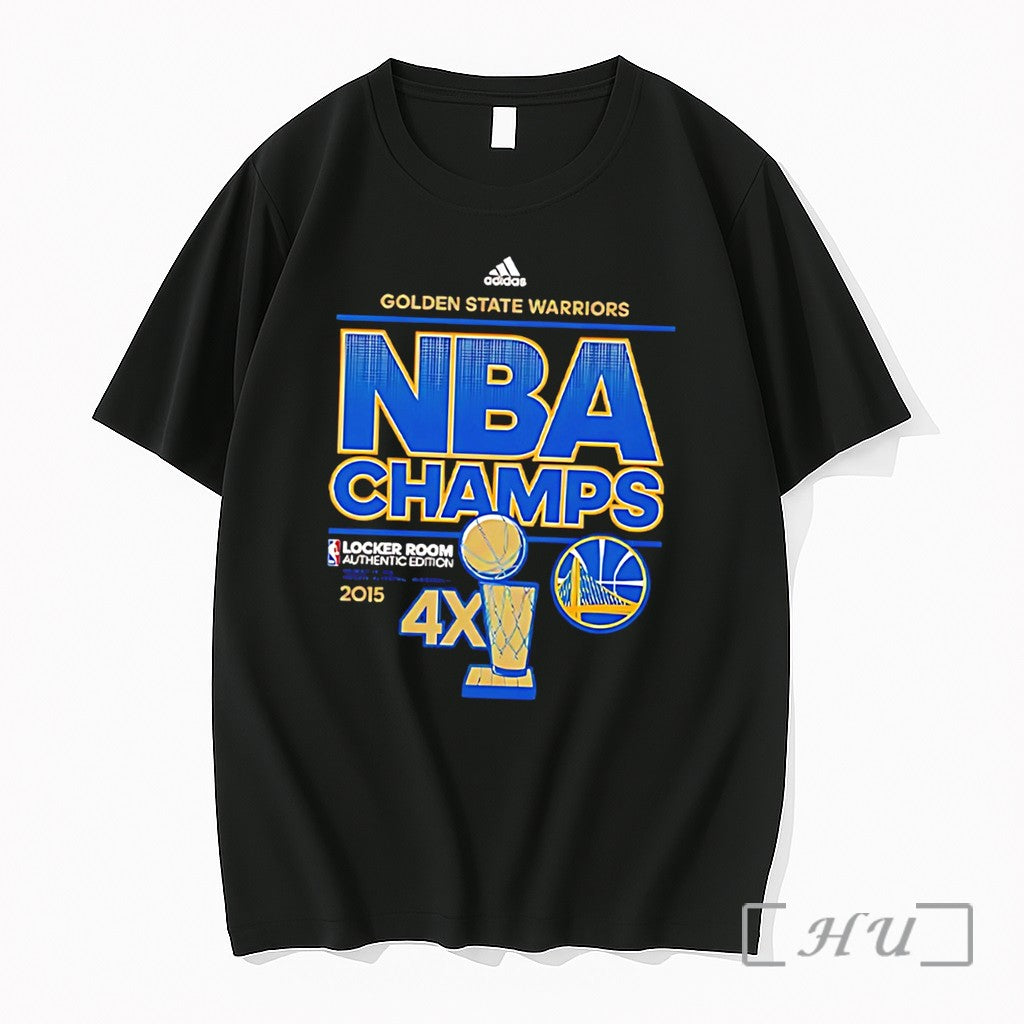 Officials Golden State Warriors Nba Champs 2015 4x Tee Unisex