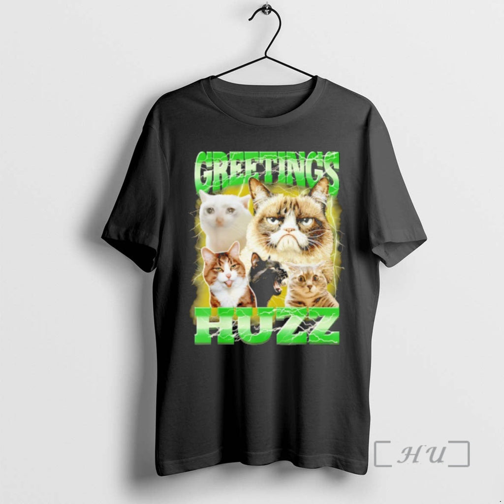 Officials Greetings Huzz Cats Meme Unisex