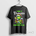 Officials Grinch I Work At Panera Its Fine Everythings Fine Christmas Tee Shirt Sweater